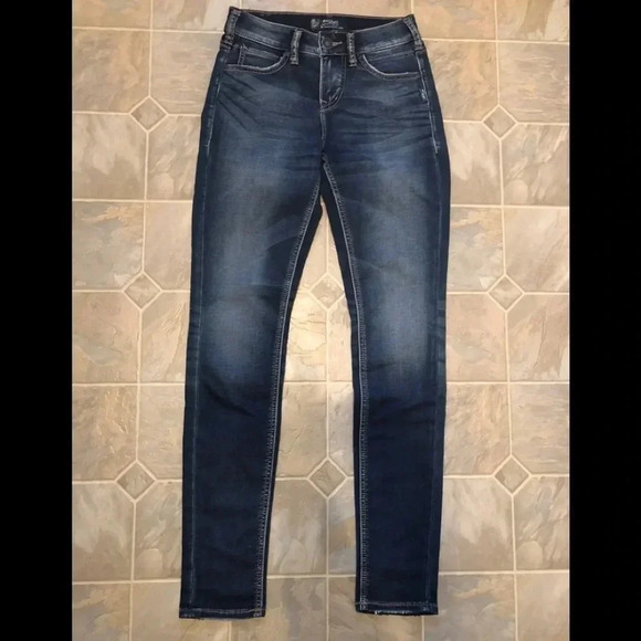 Silver Aiko High Skinny Jeans - Picture 2 of 5